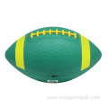 Blue green rubber american football custom logo